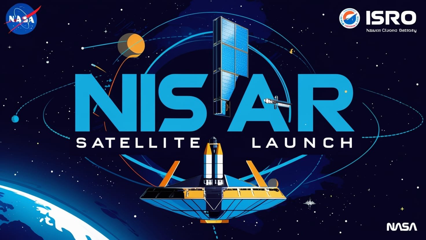 NISAR Satellite Launch: GSLV-F16 Liftoff from Sriharikota | NASA-ISRO Earth Mission 2025 1 NISAR Satellite Launch