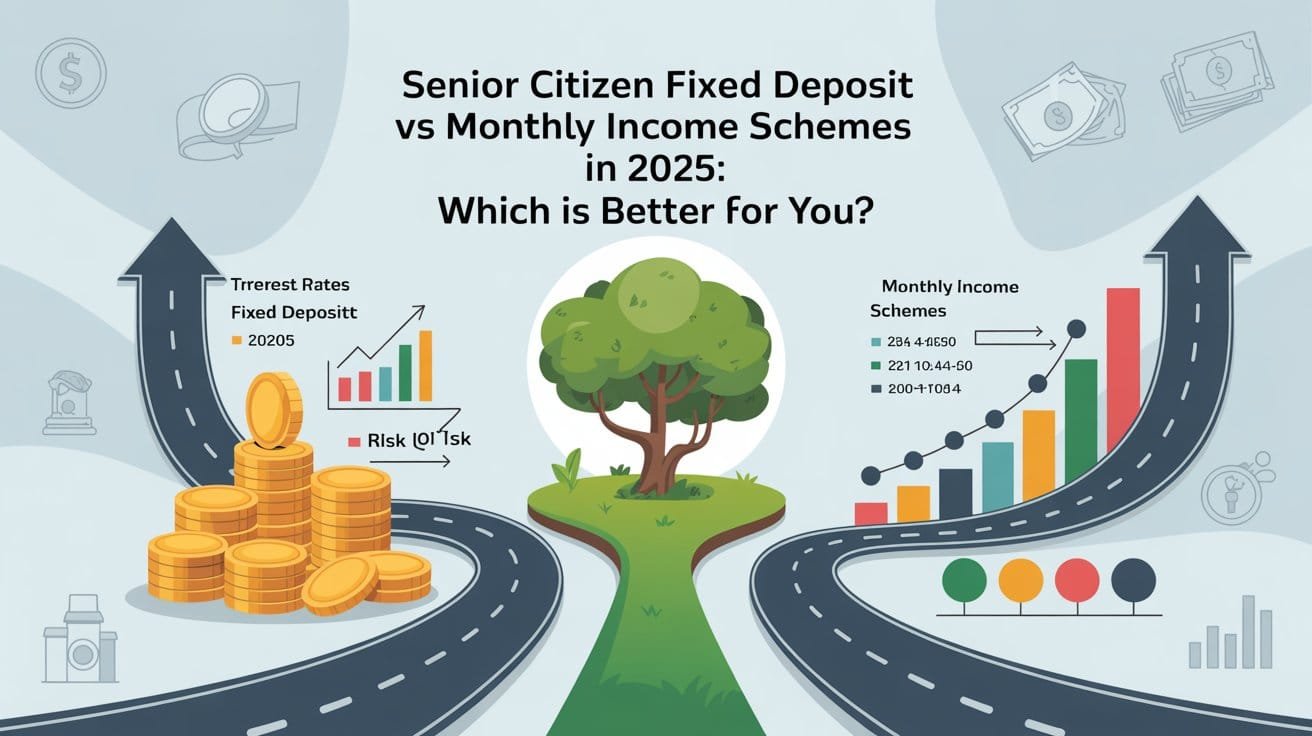 Senior Citizen Fixed Deposit vs Monthly Income Schemes in 2025: Which Is Better for You? 1 Senior Citizen Fixed Deposit vs Monthly Income Schemes in 2025