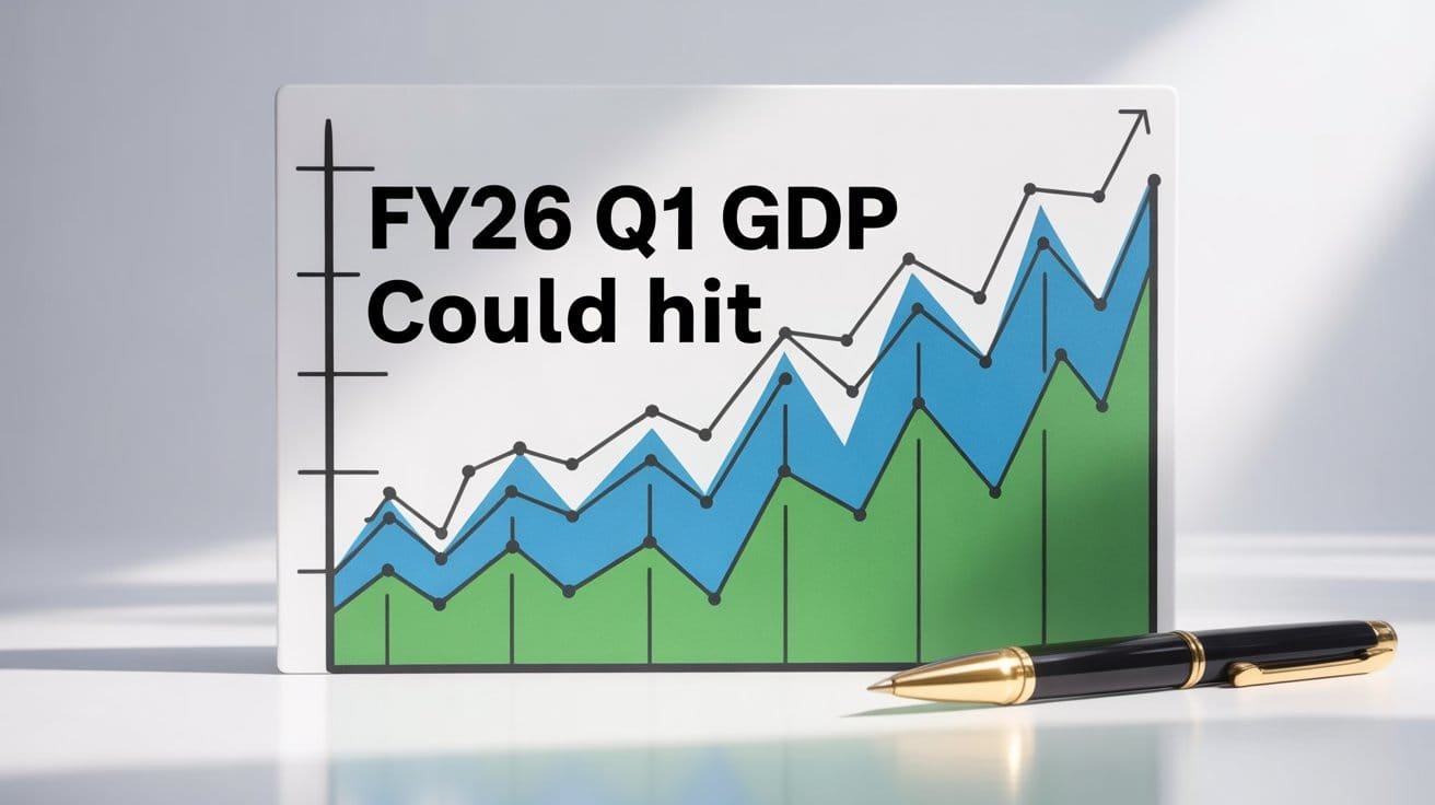 Will India’s Q1 GDP Boom to 6.7–7%? Discover the Real Growth Story! 1 FY26 Q1 GDP could hit 6.7–7%