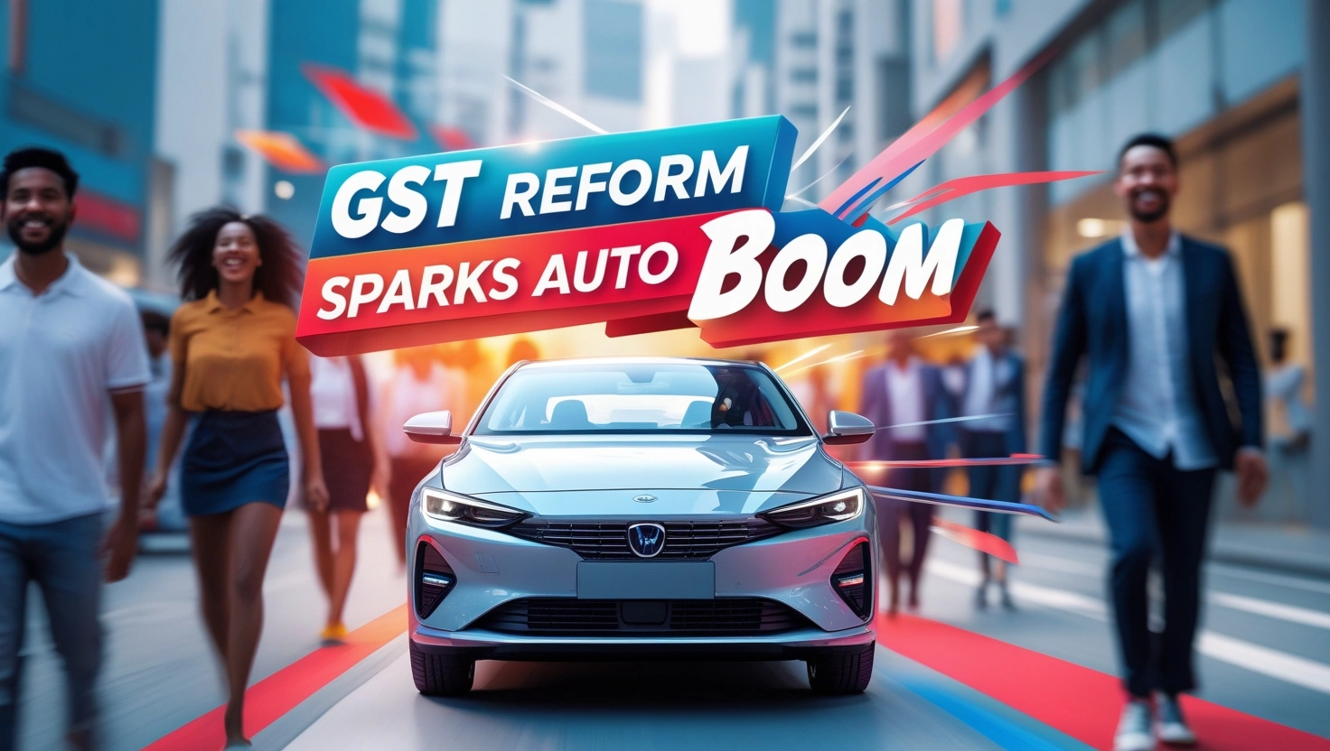 GST Reform Boosts Market: Maruti & Hero Surge, Sensex & Nifty Soar 1 GST reform sparks auto boom