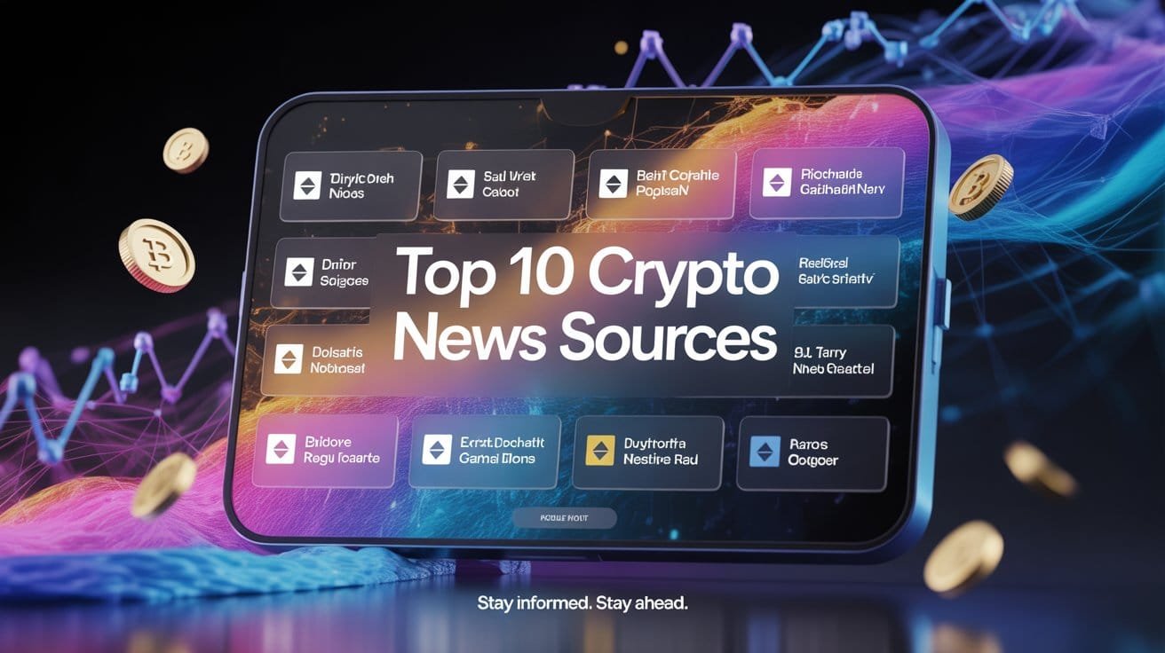 👉 Includes crypto news sources, year (2025), trust factor, and FOMO trigger (“must follow”). 1 Top 10 Crypto News Sources