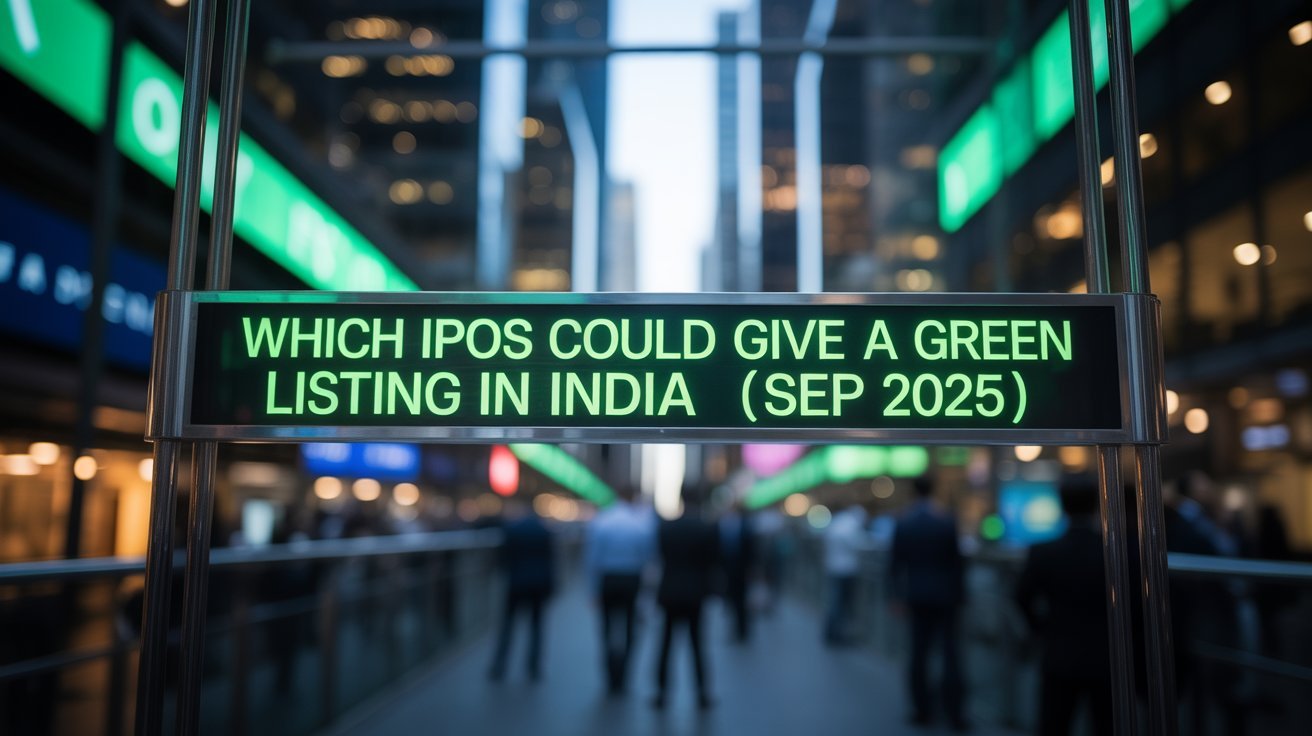 Which IPOs Could Give a Green Listing in India (Sep 2025) — GMP, Subscription & Hype 1 Which IPOs Could Give a Green Listing in India (Sep 2025)