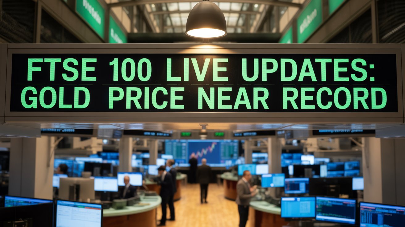 FTSE 100 Live Updates: Gold Price Near Record, Index Steady 1 FTSE 100 Live Updates